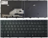 Clavier Français Azerty pour HP ProBook 430 G5 / 440 G5 / 640 G4 / 640 G5 / 645 G4 / 645 G5 / 445 G5 / zhan 66 Pro G1 / SG-87710-XAA X8B / NSK-XJOSQ / L01072-051 FR BE French Keyboard