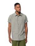 Jack Wolfskin El Dorado T-Shirt pour Homme Manches Courtes, Greenwood Checks, s