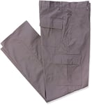 Supertouch 18KH1 28-Inch Waist 245 GSM Polyester/Cotton Long Leg Combat Trousers - Grey