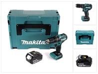 Makita DHP 483 M1J akkuiskuporakone 18 V 40 Nm + 1x akku 4,0 Ah + Makpac - ilman laturia