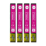 4 Magenta XL Ink Cartridges to replace Epson T3593 (35XL) non-OEM / Compatible