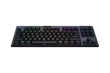 Logitech G915 TKL Tenkeyless LIGHTSPEED Wireless RGB Mechanical Gaming Keyboard - tangentbord - QWERTZ - tysk - kol