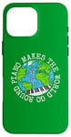 Coque pour iPhone 16 Pro Max Le piano fait tourner le monde, musicien pianiste