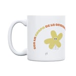 UO Tasse cadeau avec message Être la belle au bureau n'est pas facile, cadeau pour les amis, cadeau original de Noël, cadeau ami invisible original, 350 ml, céramique