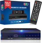 Tnt Hd Hdmi,Décodeur Tv Hd,Dvb-T2 H265 Hevc Fta,Pvr,Usb,Hdmi,Mpeg-2/4,Décodeur Tv Numérique Scart,Tuner Tv Numérique Terrestre Full Hd 1080P,Compatible Avec Android(2024 Nouveau)