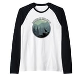 Roots in the Wild For Men Women Hiker Nature Love Raglan Baseball Tee