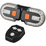 Nouveau Smart Bike Light Set USB Rechargeable VéLo Tour Lampe Lanterne Accessoires LED Feu ArrièRe