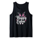 Happy Easter Easter bunny colorful Easter Eggs Tank Top