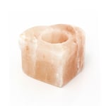 Natural Himalayan Rock Salt Heart Shaped Tealight Candle Holder Salt Lamp