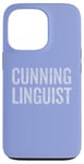 Coque pour iPhone 13 Pro Costume d'Halloween rusé de dernière minute pour linguiste