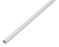 Alberts 484927 Tube rond | plastique, en blanc | 1000 x 10 x 1 mm