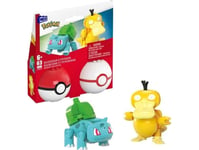 Mattel Mega Pokemon Pokeball Bulbasaur Och Psyduck Hxp14