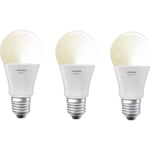 Ledvance Smart+ Wifi E27 standardlampa, vit ljusfärg, 14W, 3 st