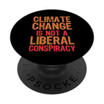 Le changement climatique n'est pas une conspiration libérale PopSockets PopGrip Interchangeable