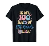 In My 100 Days of 6th Grade Era Disco 100th Day of School T-Shirt