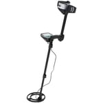 Metalldetektor vidaxl - 24 cm sökdjup med lcd skärm 41 x 25 127,5 svart