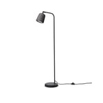 New Works - Material Floor Lamp, Dark Grey Concrete - Läslampor - Noergaard & Kechayas - Grå