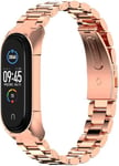 Xiaomi Mi Band 5 Stainless Steel Strap RoseGold