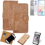 FOR Oppo A79 5G SMARTPHONE CASE COVER WALLETCASE CORK