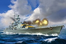 Trumpeter 1:700 GERMAN GNEISENAU BATTLESHIP Plastic Model Kit - 06736