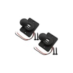 Tuserxln - 2pcs 3.1A Double Prise usb de Voiture Auto Câble Rouge Chargeur Socket 2 Adaptateur Port 12V-24V Charge Panneau de Chargement Connecteur