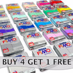 Fimo Effect Polymer Oven Modelling Clay - 36 Colours - 57g - Buy 4 Get 1 Free