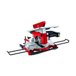 Einhell - Scie à onglet avec table tc-ms 2112 t (1200 w, Largeur de coupe maximale : 120 mm, Table pivotante, Tête de scie inclinable)