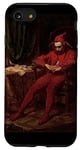 iPhone SE (2020) / 7 / 8 Stancyk Sad Court Jester Polish Sitting Red Fool Fine Art Case