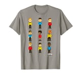 Star Trek Original Series Pixel Crew Line-Up Graphic T-Shirt T-Shirt