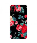 Coque Iphone X Fleur Rose Rouge vintage