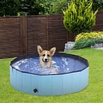 PawHut Pet Swimming Pool D01-003BU 200 x 800 x 800 mm Blue