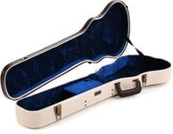 Gator Cases Journeyman - Étui de luxe en bois pour guitare Les Paul® ; extérieur en toile de jute Journeyman (GW-JM LPS)