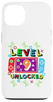 Coque pour iPhone 13 Jeu vidéo Birthday Gamer 1Years Level Up Birthday Boy