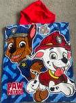 Boys Paw Patrol Bath Poncho - One Size