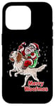 iPhone 16 Pro English Setter Santa Claus Christmas Dog Merry Woofmas Dogs Case