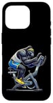 iPhone 16 Pro Gorilla on Exercise Bike Gym Fitness Workout Training Case