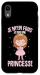 Coque pour iPhone XR Je M'en Fous Je Suis Une Princesse Femme Fille Enfant