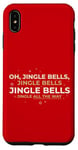 Coque pour iPhone XS Max Oh Jingle Bells Jingle All The Way, paroles de Noël, Peggy Lee