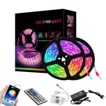 Flexibel 10m RGB LED-list / Ljusslinga / LED-Strip Bluetooth APP multifärg