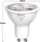 GU10 LED Spotlight Bulbs 5W, Cool White, 6500K, 365lm, No Flickering, Energy Sa