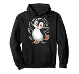 Dancing Penguin Cute Cartoon Fun Waddle Dance Funny Dancer Pullover Hoodie