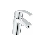 Grohe - 3326520L Eurosmart Robinet Mitigeur avec Bonde de Vidage Clic-Clac, Universelle-Convient pour Installations Haute Ou Basse Pression