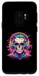 Coque pour Galaxy S9 Tête de mort avec casque - Style urbain - Squelette artistique