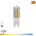 EDM - Ampoule led G9 3W 260lm (24W) 270° Dimmable - Blanc Chaud 3200K