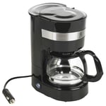 24V Truck Lorry Travel Coffee Machine Maker Kettle Camper Van 0.65L Serves 6 Cup