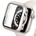 Hårdskal för Apple Watch-fodral 9 8 7 6 5 4 38 40mm Tillbehör Skärmskydd iWatch Serie 44mm 45mm 41mm 42mm Starlight 3 Starlight 3 Starlight 38 Series 7 8 9 41mm