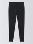 Ralph Lauren Waffle-Knit Sleep Joggers, Black