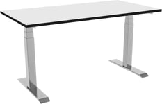celexon elektriskt höjdjusterbart skrivbord Professional eAdjust-58123 - vit, inkl. HPL bordsskiva 125 x 75 cm