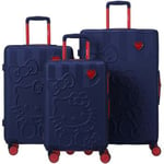 Valise Hello Kitty  Set de 3 valises Rigides DOKI NAVY