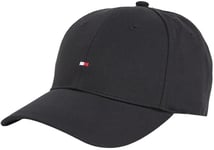 Tommy Hilfiger Enfants Casquette Unisexe Small Flag Baseball, Noir (Black), L-XL